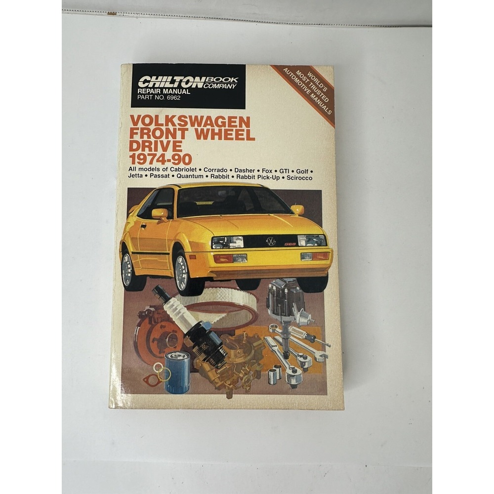 Chilton Repair Manual Volkswagen Front Wheel Drive 1974-90 Part 6962 VW GTI Golf